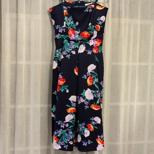 NY & CO, strapless dress, size L, flower pattern